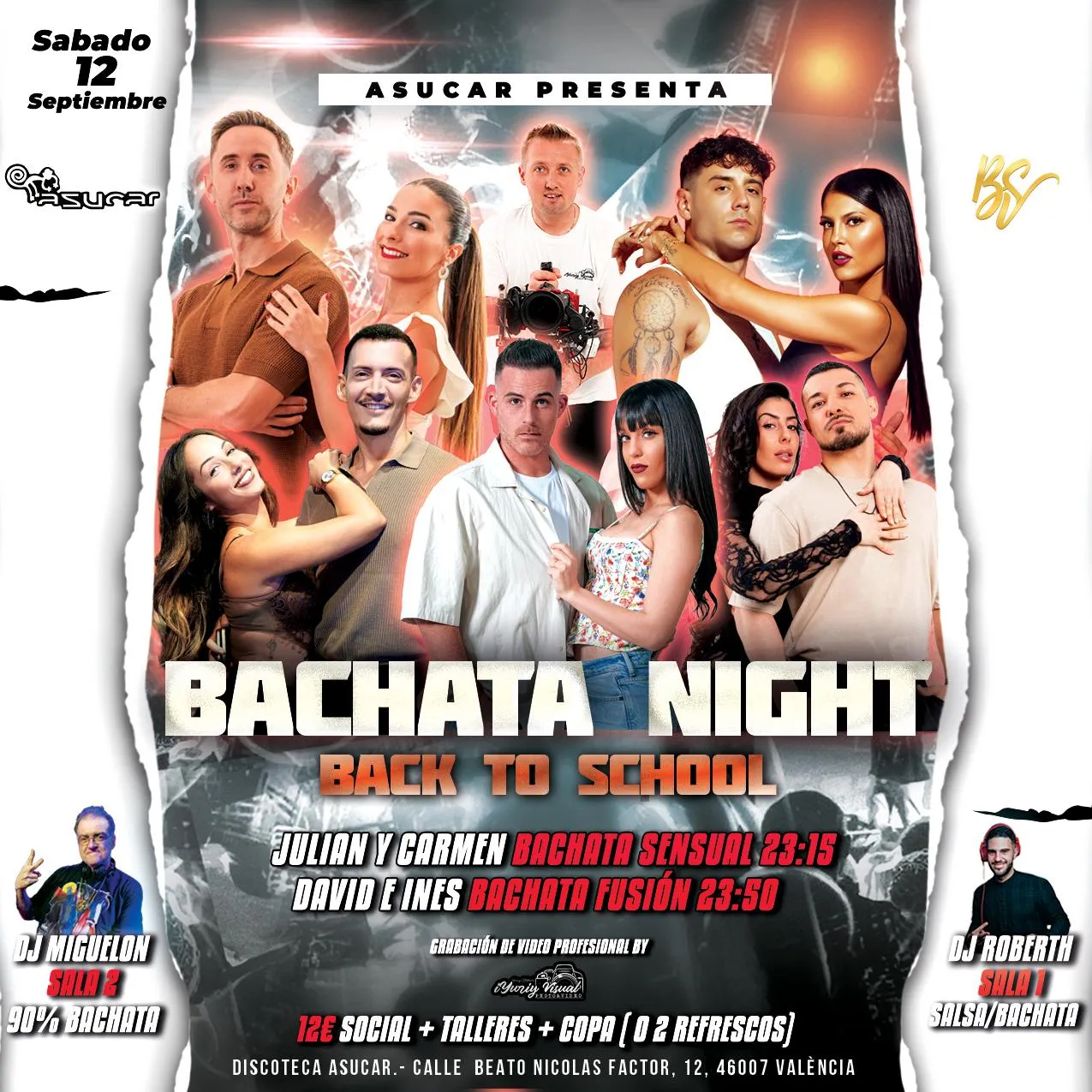 BACHATA NIGHT (BACK TO SCHOOL)